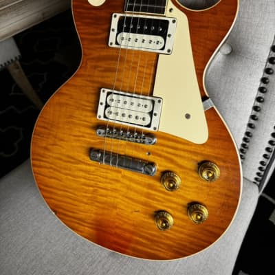 RARE Gibson Custom Shop Vic Dapra "Blood on the Tracks" Les Paul Aged 59 R9 8.2lbs! 2016 - Sunburst image 6