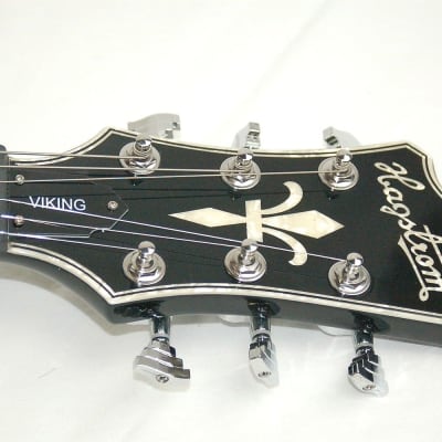 Hagstrom VIK-TSB Viking Semi-Hollow Body Canadian Hard Maple Neck 6-String Electric Guitar-(B-Stock) image 4
