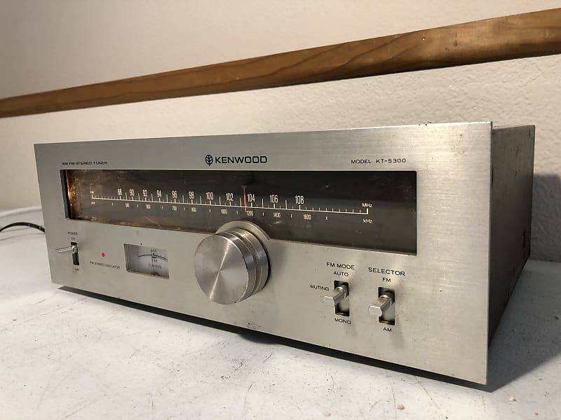 Kenwood KT-5300 Tuner AM/FM Radio Vintage Audiophile Japan 2 Channel HiFi  Stereo