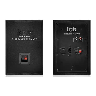 Hercules DJSpeaker 32 Smart Bluetooth Enabled Speakers (Pair) Bundle with Knox Gear Speaker Stands (Pair) image 4