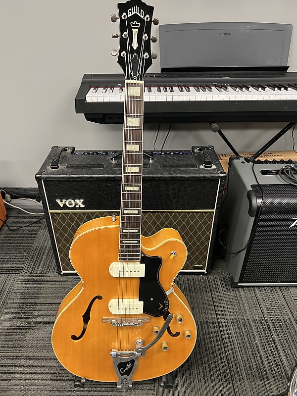 Guild Newark St. Collection X-175B Manhattan with Bigsby 2013 - 2021 -  Blonde | Reverb