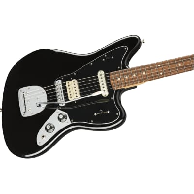 Fender Player Jaguar Electric Guitar - Black w/ Pau Ferro Fingerboard image 2