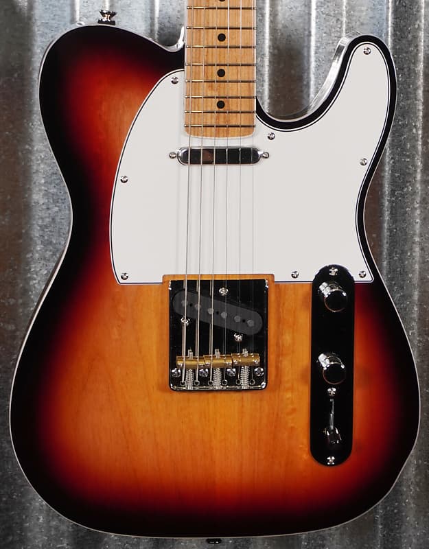 Modern Vintage MVT-64 60's Vintage Tele Guitar 3-Tone Sunburst Blem #1144 image 1