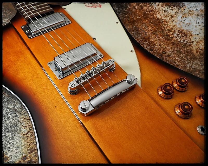1997 Epiphone Firebird Vintage Sunburst | Reverb