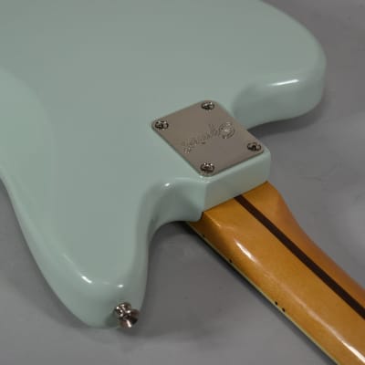 2021 Squier Classic Vibe 70s Jaguar Surf Green Finish Electric Guitar image 9