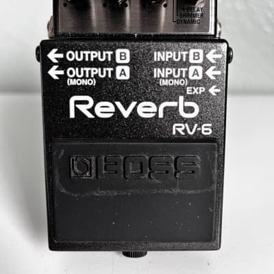 Boss RV-6 Digital Reverb Effects Pedal - Silver for sale