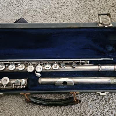 Haynes-Schwelm Flute 352025 1960's Silver | Reverb