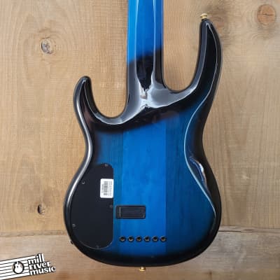 Carvin USA 6-String Fretless Electric Bass Blue Burst w/ HSC Used image 6
