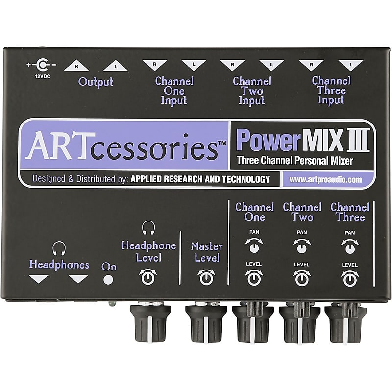 Art PowerMIX III - 3 Channel Personal Mixer image 1