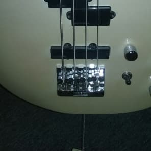 Washburn  Mercury Series   White Sparkle 4 String Bass Guitar image 6