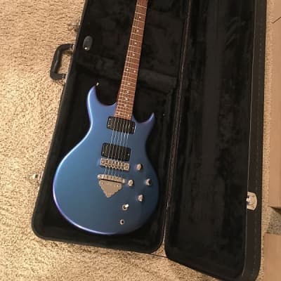 Ibanez Musician MC-100 custom electric guitar made in Japan 1977 in custom Nascar Metallic blue / purple with hard case image 5
