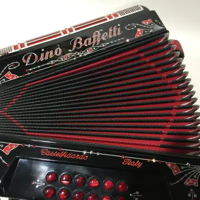 Dino Baffetti 3 Row Button Accordion Latino III | Reverb