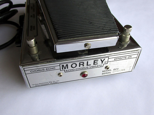 Morley ECV Echo Chorus Vibrato Pedal Vintage Tel-Ray USA