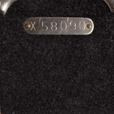 National  Reso-Phonic Model 1033 Hawaiian Resophonic Guitar (1956), ser. #X-58090, original brown hard shell case. image 12