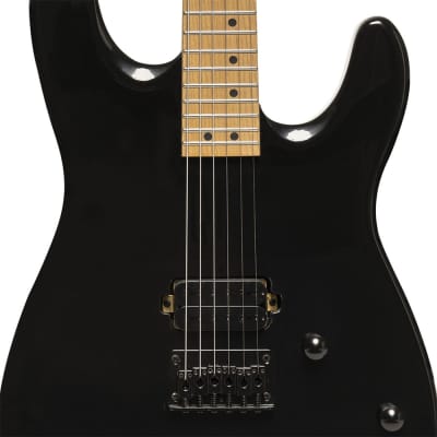 Stagg Metal Series Electric Guitar - Black - SEM-ONE H BK image 4
