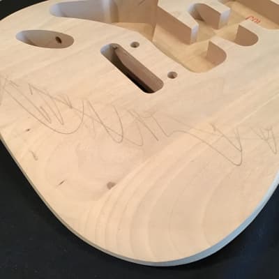 Fender Stratocaster Body Left Hand 2010  USA -  American - unfinished image 5