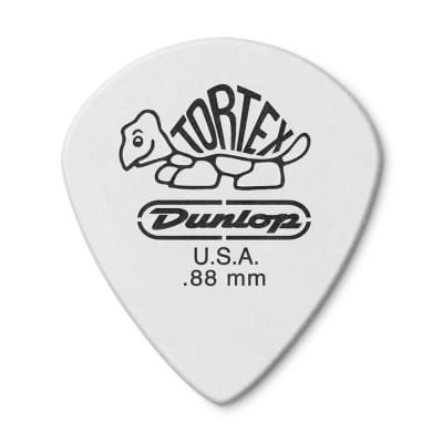 Dunlop 478R88 Tortex Jazz III .88mm Guitar Picks (72-Pack)