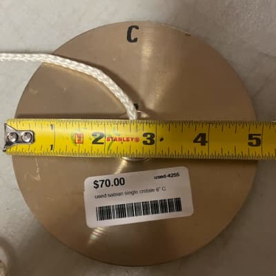 USED - Sabian Single Note Crotale - 5" - C pitch image 5