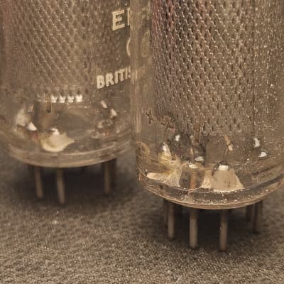 Matched pair Mullard Ef86 - Square D Getter - ++1 image 7