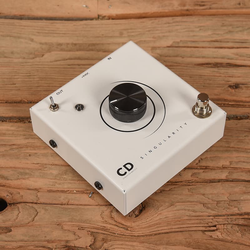 Collision Devices Singularity One Knob Fuzz Pedal White image 1