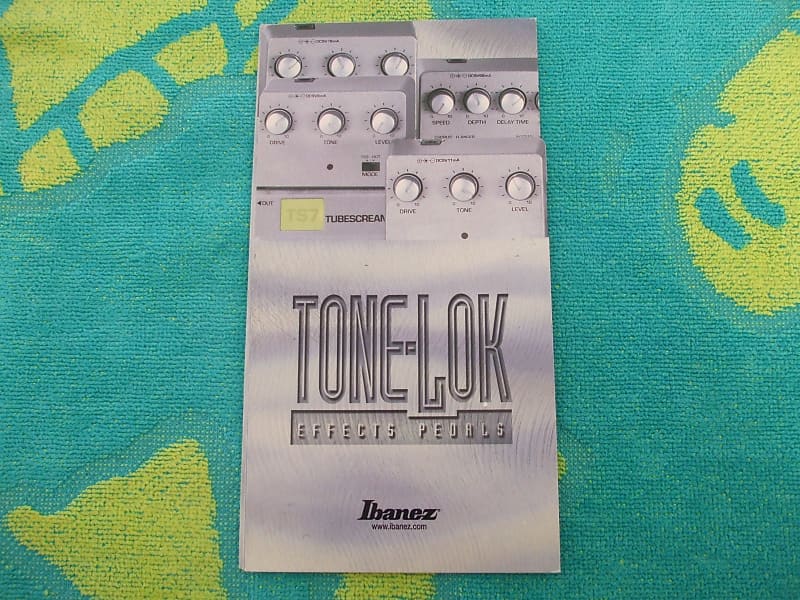 IBANEZ ToneLok pedals catalog brochure ZCD Reverb