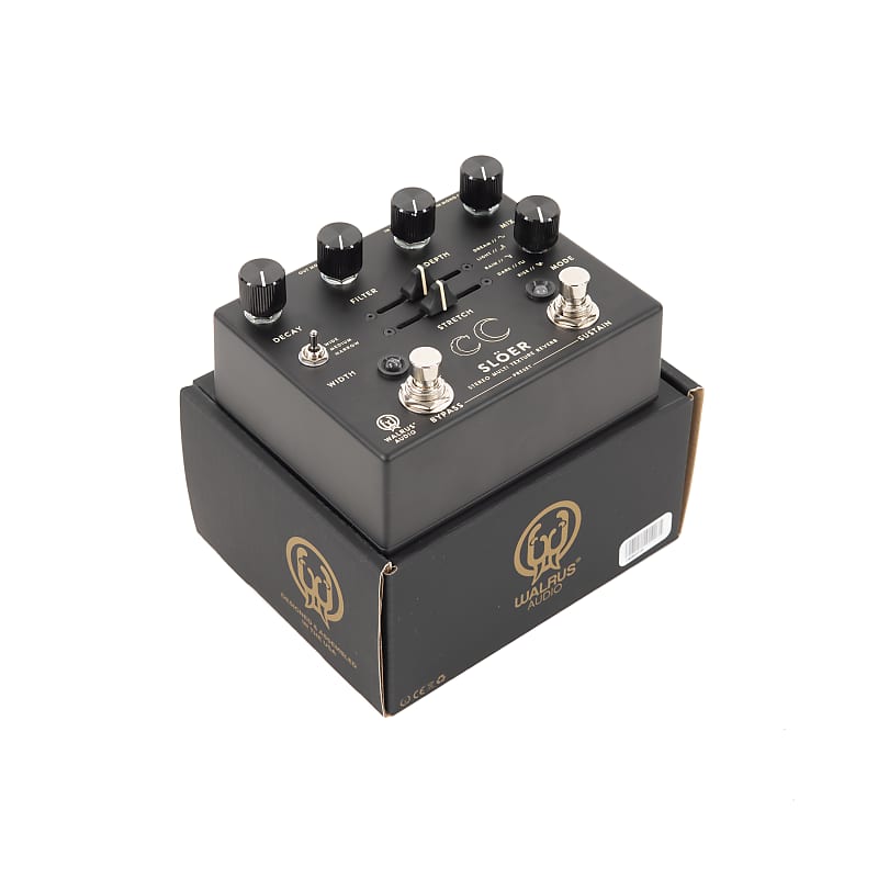 ギター walrus audio sloer(black) Walrus Audio Slöer Stereo Ambient Reverb Pedal - Black