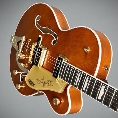 Gretsch G6120TG-DS Players Edition Nashville 2022 Roundup Orange image 5