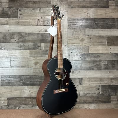 Gretsch Jim Dandy Deltoluxe Concert Acoustic-Electric Guitar - Black for sale