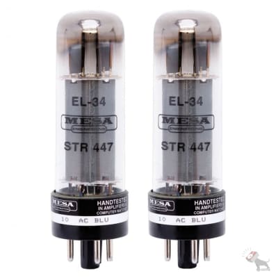 Mesa/Boogie EL-34/STR-447 Replacement Guitar Amplifier Tube Pair image 3