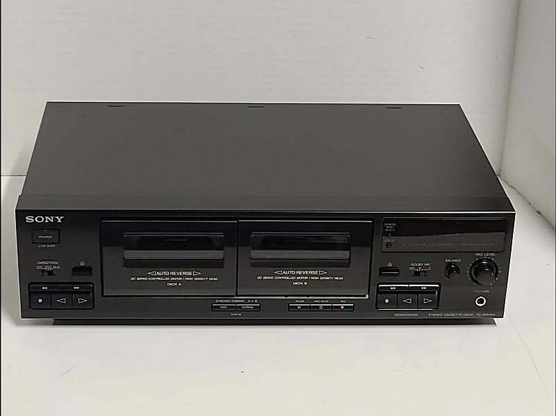 Sony TC-WR465 Dual Cassette Stereo Deck Auto Reverse image 1