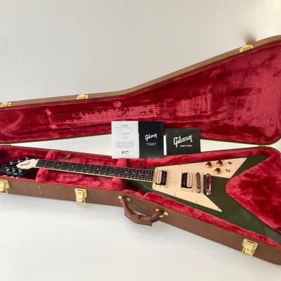 Gibson Flying V 70's Exclusive 2020 Olive Drab image 11