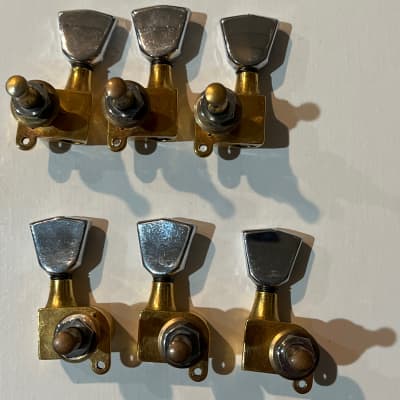 Gibson Les Paul 25/50 tuning machines 1978-80 Gold and Silver image 1