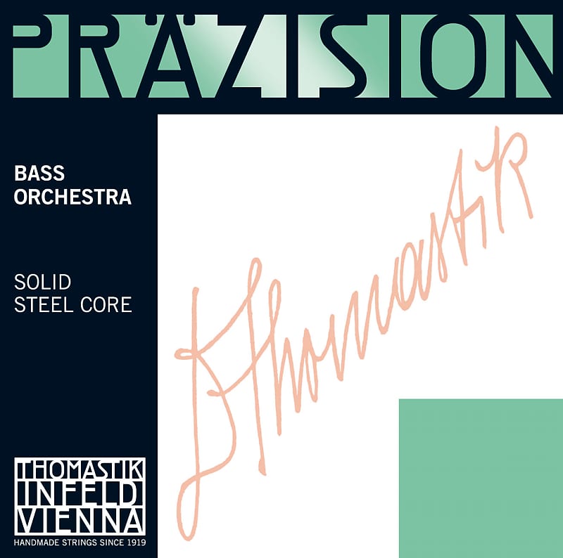 Thomastik-Infeld 1881.5 Precision Chrome Wound Carbon Steel 1/2 Double Bass Orchestra String - A image 1