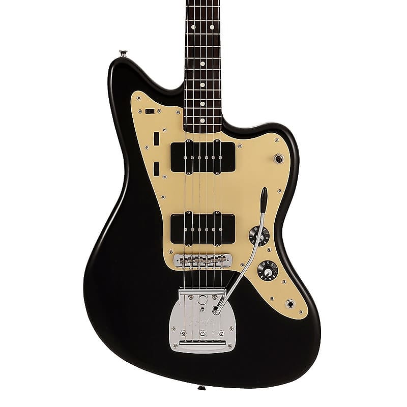 ギター Fender MIJ INORAN Jazzmaster Black Fender Made in Japan INORAN Jazzmaster Black Electric Guitar