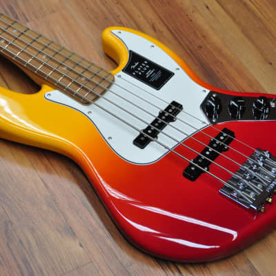 Fender Player Plus Active Jazz Bass V Tequila Sunrise image 5