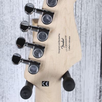 Fender® Squier Mini Stratocaster Left Handed Electric Guitar Lefty Strat Black image 12