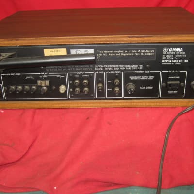 Vintage Silver face Yamaha CT-800 am/fm Large format tuner