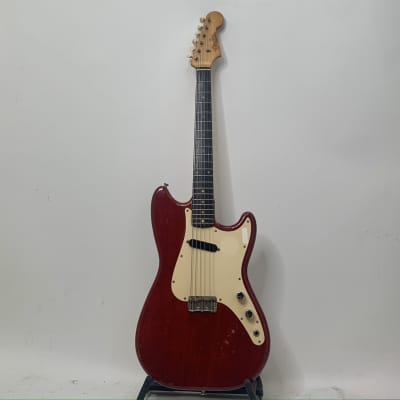 Fender Pre CBS L Series Musicmaster 1964 Rare Mahogany Body Cherry image 3