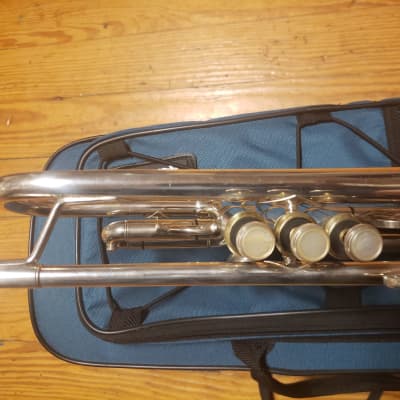 Bach Stradivarius 180S37 Silver Trumpet, Gold Trim, Heavy Caps, Serviced, Extras! image 8