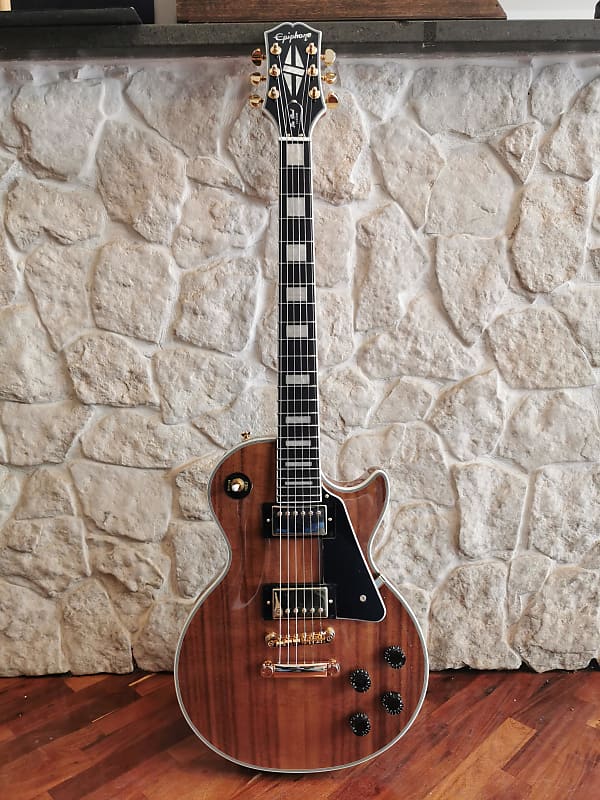 Epiphone Les Paul custom Koa 2021 | Reverb UK