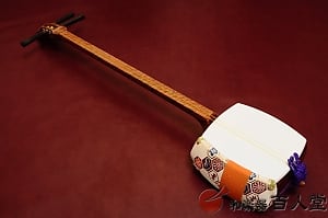 地歌三味線 花梨トチ模様入り 【百人堂】 Japanese String Instrument / Koto / | Reverb