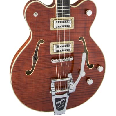 Gretsch G6609TFM Players Ed. Broadkaster Hollow-Body Electric Guitar - Bourbon Stain image 1