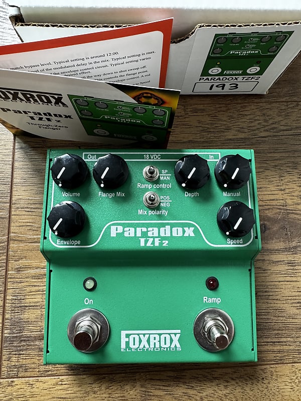 Foxrox Electronics Paradox TZF2 Flanger | Reverb