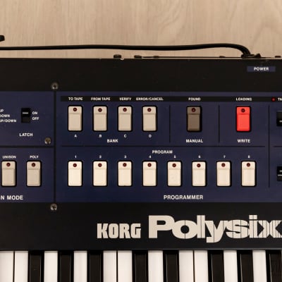 Korg PolySix Vintage Analog Synthesizer Serviced w/ Case image 6