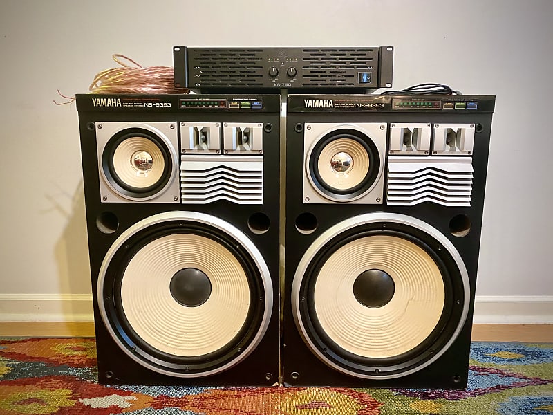 Yamaha NS-9393 with Behringer KM750 amp (from the set of