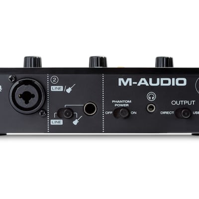 M-Audio M-Track Solo USB Audio Interface 2020 - Present - Black image 3