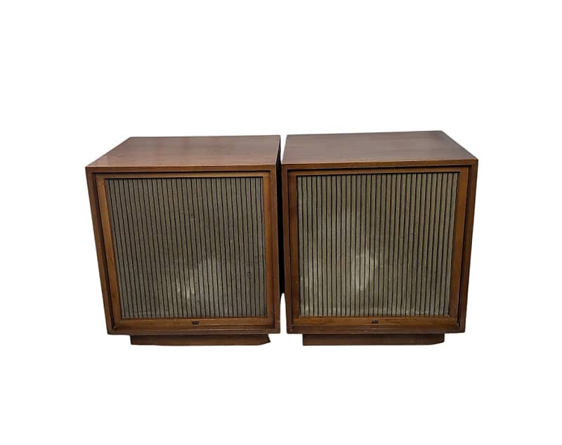 Pair of (2) Bozak B-302A CENTURY Speakers (1971) All Original with Sequential Serial Numbers  			