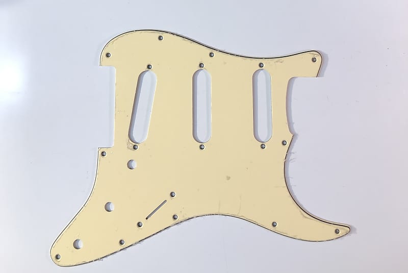 Nos Stratocaster Style 3-ply Pickguard Cream 