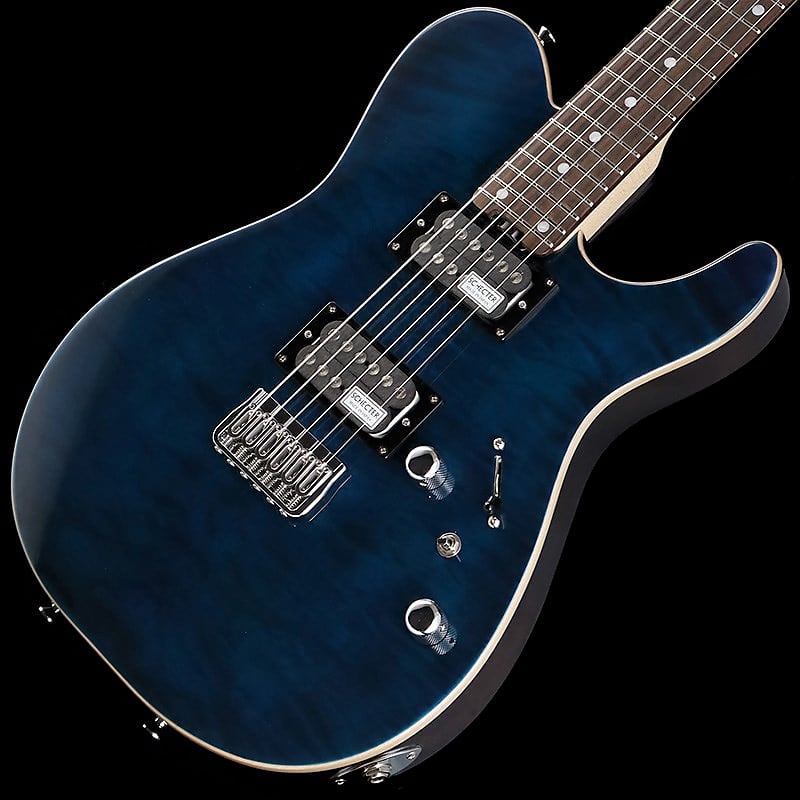 SCHECTER KR-24-2H-FXD (See-thru Blue/Rosewood) -Made in Japan