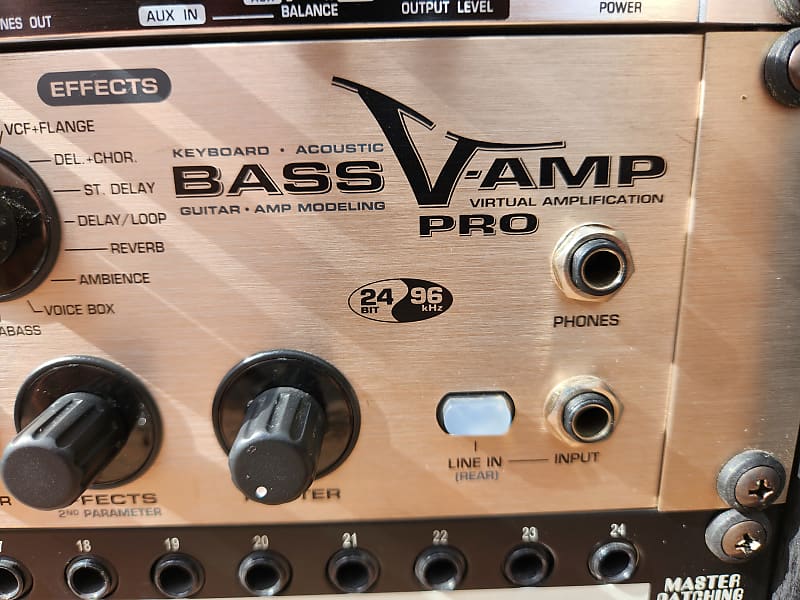 Behringer Bass V-AMP Pro Rackmount Amp Modeler and Multi-Effect 2010s - Silver image 1